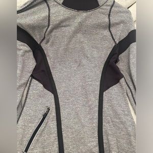 Lululemon grey/dark grey warm up jacket